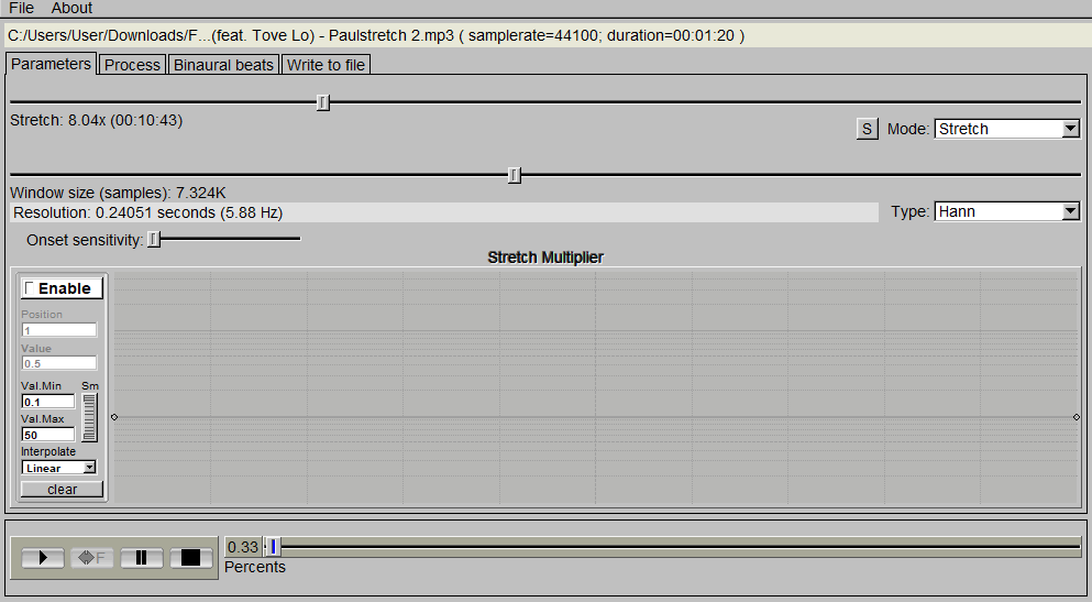 Paul's Extreme Sound Stretch Interface. Looks like it's from the 1990's.
